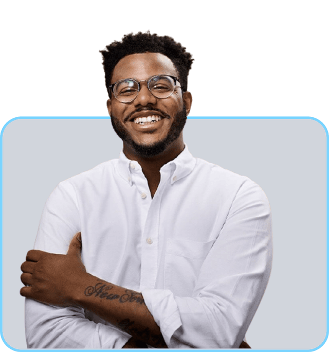 smiling user desktop