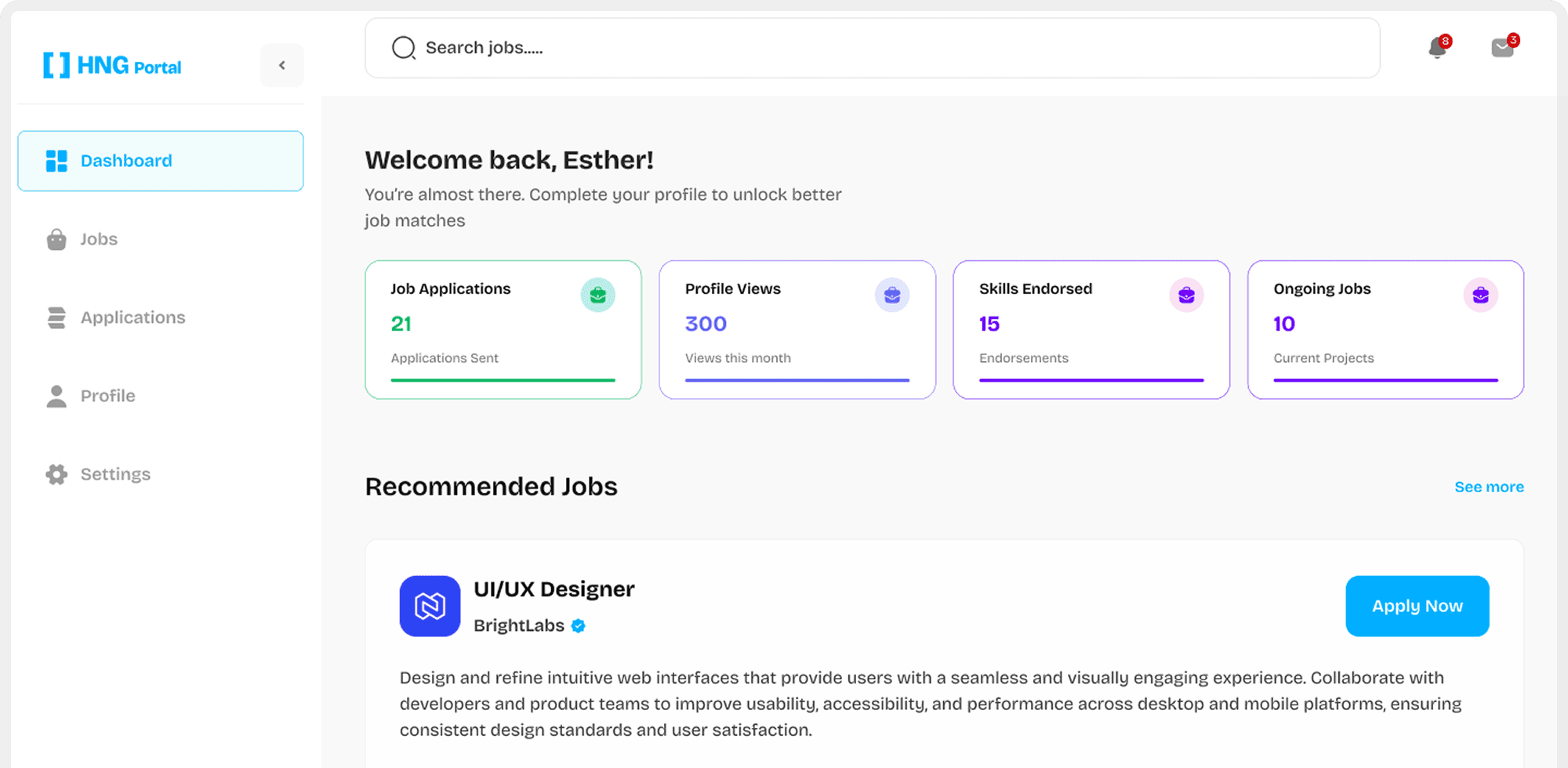 Match With Jobs or Talent